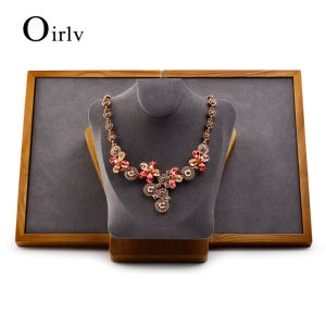 Oirlv Necklace Jewelry Storage Organizer Display Holder Multifunctional Jewelry Showcase Display Stand SM081