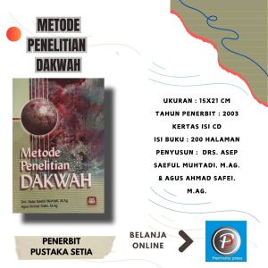 METODE PENELITIAN DAKWAH ~ PUSTAKA SETIA