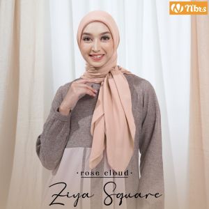 Terbaru Nibras Hijab Segiempat NH Ziya Square Bahama Premium Segiempat Hijab