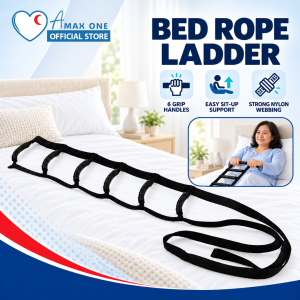 Bed Rope Ladder Sit Up Assist Device Support Belt Strap Elderly Patient Tali Tangga Katil