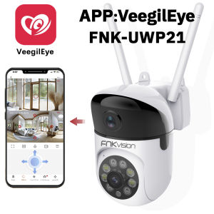 FNKvision กล้องวงจรปิดเลนส์คู่ full HD 5MP กล้องวงจรปิดไร้สาย ภาพสี มีAI+ คนตรวจจับสัญญาณเตือน   กล้องอินฟาเรด