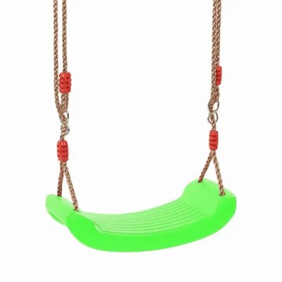 OKDEALS Multicolor Childrens Swing Plastic with Hanging Rope Kids Swing Easy Install Baby Suspension Chair Indoor Outdoor