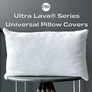 Ultra Lava. Pillow case. Soft. Hotel. Vibrant. WaveWeave. Pillow cover. Pillowcase. Pillow Protector. Ora Bedding