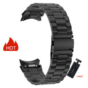 No Gaps Quick Fit Stainless Steel Strap For Samsung Galaxy Watch 7 6 5 4 40mm 44mm Band Galaxy Watch 4 6 Classic 43mm 47mm 5 Pro 45mm Bracelet