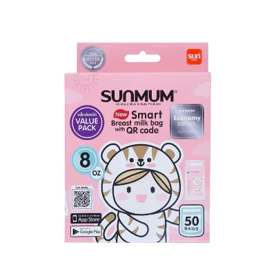 Túi Trữ Sữa Sunmum Chất Liệu An Toàn 150ml/250ml (Hộp 20/50 Túi) - Bibo Mart