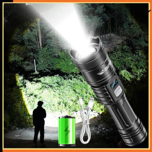 New Flashlight Super Brightness Three-speed Adjustable Rechargeable Torch