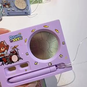In động vật hoạt hình 3-in-1 Đồ chơi âm nhạc Keychain piano điện trống ghi âm Ba lô quyến rũ ABS trẻ em Đồ chơi vui vẻ