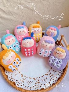 Điện thoại bàn không dây điện thoại cầm tay nhiều nút bằng len