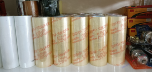 (Bán sỉ) 5 Cây Băng Keo Trong 5F dùng cho Văn phòng dán Thùng  (1 Cây/6 Cuộn/1Kg)
