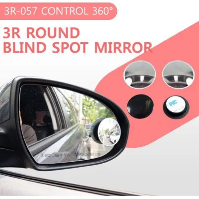 Adjustable 2 Way Frameless Round Blind Spot Mirror