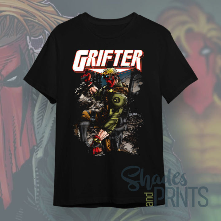 Grifter DC Wildstorm Wild Cats Jim Lee Printed Shirt Streetwear