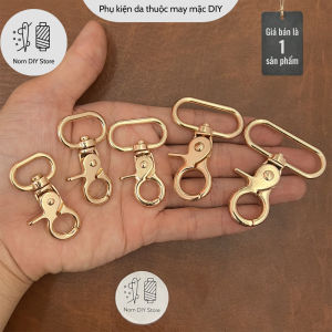 Móc Chó Càng Cua F1400 Mạ Vàng Phụ Liệu Làm Đồ Da Thủ Công Giỏ Xách Bóp Ví Thắt Lưng Vòng Tay Bảng Tên Handmade DIY