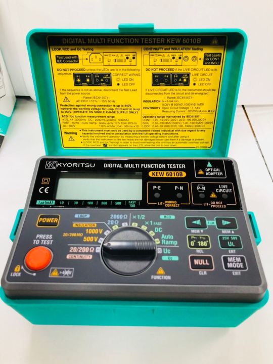 KYORITSU 6010B DIGITAL MULTI FUNCTION TESTER (Made in Japan) Lazada