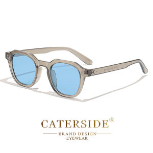 Caterside Mới Cổ điển Phân cực Đàn ông Kính râm Hình vuông TR90 Khung Phụ nữ Kính chống nắng Lái xe Ngoài trời Câu cá Chất lượng cao UV400 Quà tặng