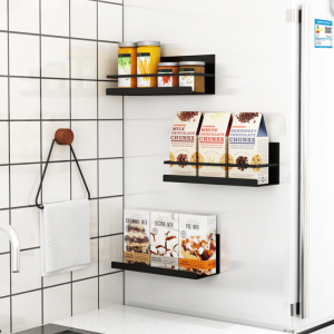 Nhà Bếp Giá Kệ Xếp Đồ Nam Châm Tủ Lạnh Rustproof Lọ Gia Vị Giá Tiết Kiệm Không Gian