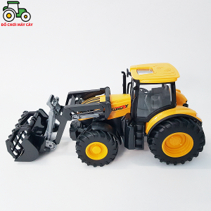 Máy kéo 210 HP_Bánh nhỏ + Ủi đầu Chạy trớn có đèn pha nổ máy xe máy cày đồ chơi xe nông trại MK15BNUD