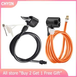 [COD] EHBqna Bicycle Air Pump Extension Tube Pump Bicycle Hose Air Pump Connector Bike Air Pump Tire Inflator Nozzles Accessories Pump Hose