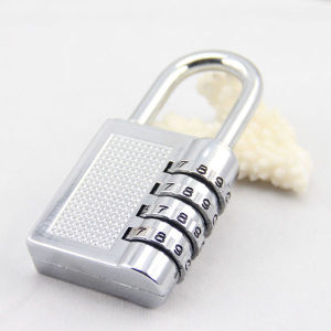 AUK 4 Digit Number Combination Padlock Extra Large Resettable for School Gym Locker Outdoor Fence Hasp Cabinet Toolbox Locker