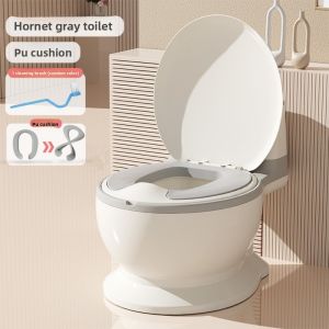 SWIFTTIDE Flushing Sound Childrens Potty Adjustable Stool Shape Toilet Training Potty Portable Small Simulation Potty Kids Toilet Training
