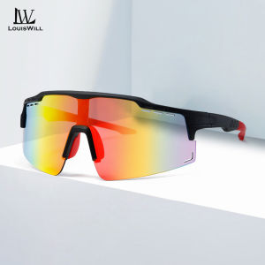 LouisWill Men Cycling Sunglasses Outdoor Sunglasses Polarized Sunglasses Fashion Driving Sunglasses UV400  Design Clean Vision Sunglasses Cycling Riding Running Glasses for Men