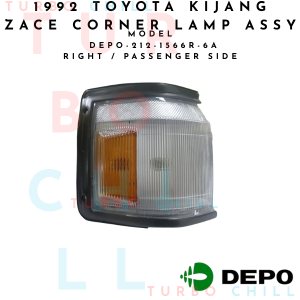 1992 TOYOTA KIJANG ZACE CORNER LAMP ASSY DEPO-212-1566R-6A RIGHT / RIGHT PASSENGER SIDE