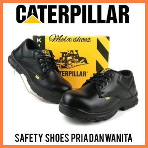 SEPATU SAFETY MEKANIK TEKNISI CATERPILLAR SOL DI JAHIT SEKELILING AWET / SEPATU KERJA PABRIK PROYEK INDUSTRI / SEPATU KITCHEN HOTEL RESTORAN. SAFETY SHOES SPBU