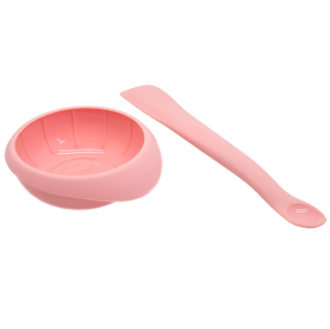 Bộ Bát Và Thìa Nghiền Thức Ăn Silicon Marcus & Marcus Cho Bé Từ 6 Tháng