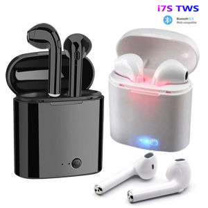 Headset Bluetooth I7S TWS 5.0 HBQ Earphone TWS Twin Headset Bluetooth True Wireless Android iOS Universal In Ear