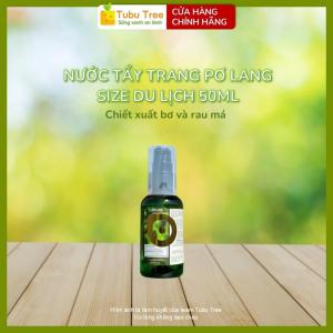 Nước Tẩy Trang Pơ Lang 300ml/ 50ml chiết xuất Bơ và Rau Má- Tẩy trang mắt môi da nhạy cảm