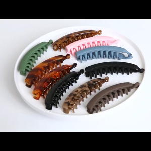Non-Slip Matte Women Hair Banana Clip for Girls Long Hair/Woman Accessory Hair Ornament Resin Clips