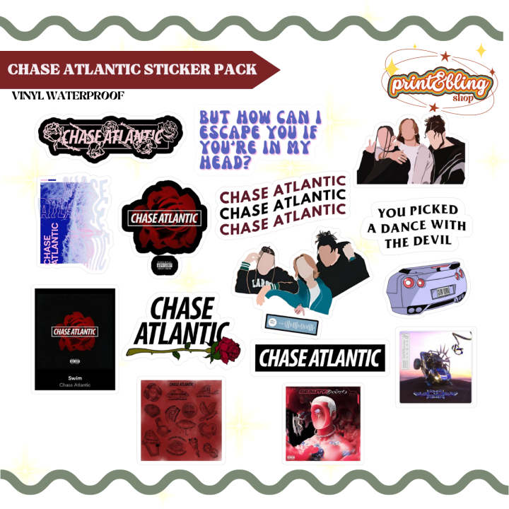 Chase Atlantic Album Waterproof Vinyl Sticker Pack | Lazada PH