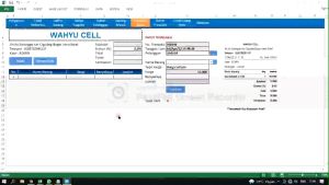 Software Kasir Penjualan Excel Supermarket Konter Hp Full Fitur