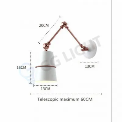 Modern Wall Lamp Nordic Simple Indoor Wall Light Living Room Bedroom Wall Sconce Iron Metal Wall Decorative Lighting Fixtures