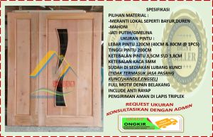KUSEN DAN PINTU KUPU-KUPU MOTIF TERBARU UKURAN 120X200CM