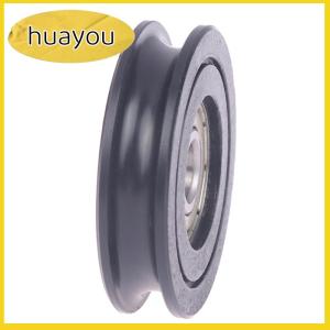 huayou Delrin POM 8x40x10มม. ล้อลูกร่องชนิด U รอกลูกกลิ้ง608ZZ Delrin