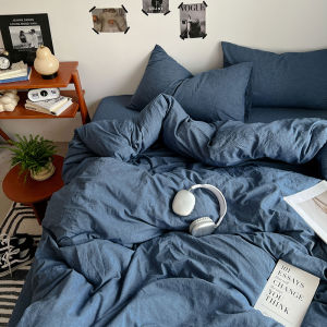 Dansunreve Rửa Chăn lông vũ Bìa Duy Nhất Nữ Hoàng Đồng Bằng Quilt Bìa Màu Grey cà phê xanh dương Khaki Màu Hồng Quilt Bìa Vua/Cỡ Đại