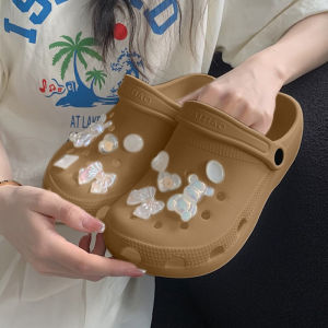 NQshop สินค้าคุ้ม รองเท้าแตะหัวโตแฟชั่น งานสวยดีไซน์เก๋น้ำหนักเบา มีกันลื่นให้แน่นๆ แถมตัวติดให้น่ารักกรุบ รีบเลย