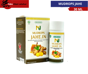 MUDROPS Jamu Tetes Jahe Cair Untuk Meredakan Masuk Angin & Panas Dalam