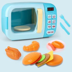 NEXTGENYUN DIY Household Appliances Toys Creative Colorful Simulation Microwave Toy Home Decoration Educational Oven Kitchen Toys For Children