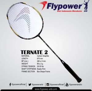 Raket Flypower Ternate 2 Original Batangan Badminton Bulutangkis Murah Promo Diskon Adha Sport