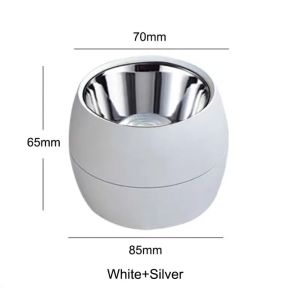 New LED Spotlight Ceiling Light 7W 10W15W Nordic Surface Mounted COB Spotlight LED Downlight Background Wall Lighting AC85-265V2026