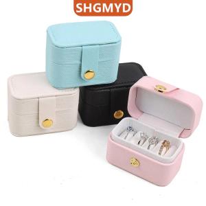 [COD] SHGMYD SPORTS หนัง PU แบบพกพาสาวมินิเครื่องประดับต่างหูสตั๊ดเครื่องประดับต่างหูกล่องจัดระเบียบ