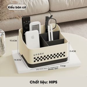 Hộp đựng đồ đa năng hộp đựng đồ để bàn hộp đựng mỹ phẩm chất liệu nhựa ABS Odela House