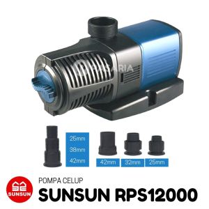 SUNSUN RPS 12000 / RPS12000 Pompa Celup Kolam Ikan Hemat Daya Garansi Resmi