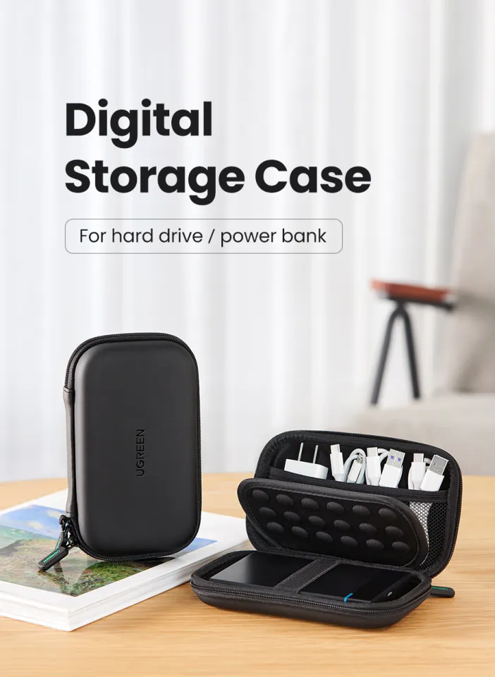 UGREEN External Hard Drive Case Bag Travel Electornics Accessories