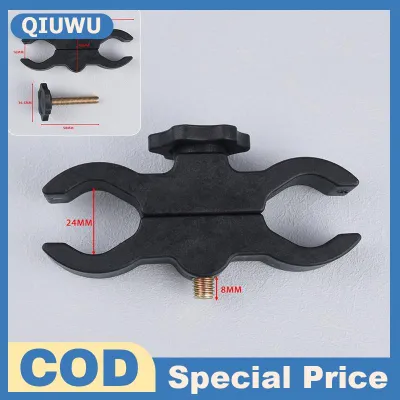 QIUWU Có thể điều chỉnh chiến thuật đèn pin núi Bracket 25-30mm dia clip cho ngoài trời những người đam mê săn bắn Cắm Trại Đi Bộ Đường Dài
