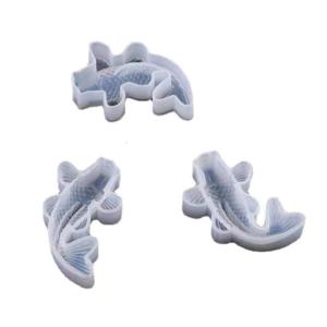 3 Pcs Mirror Goldfish Three-dimensional Koi Ornaments UV ResinEpoxy Mold