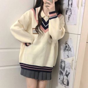 🔥[C453] Áo len nữ Montoghi THU ĐÔNG KIỂU GILE VIỀN cổ len PHỐI TAG phom rộng HQ cá tính - Kholenqc