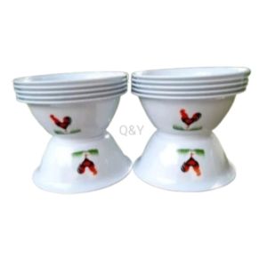 MURAH 12 PCS( 1 LUSIN ) MANGKUK AYAM JAGO PLASTIK / MANGKUK PLASTIK WADAH SAYUR BAKSO MIE RAMEN