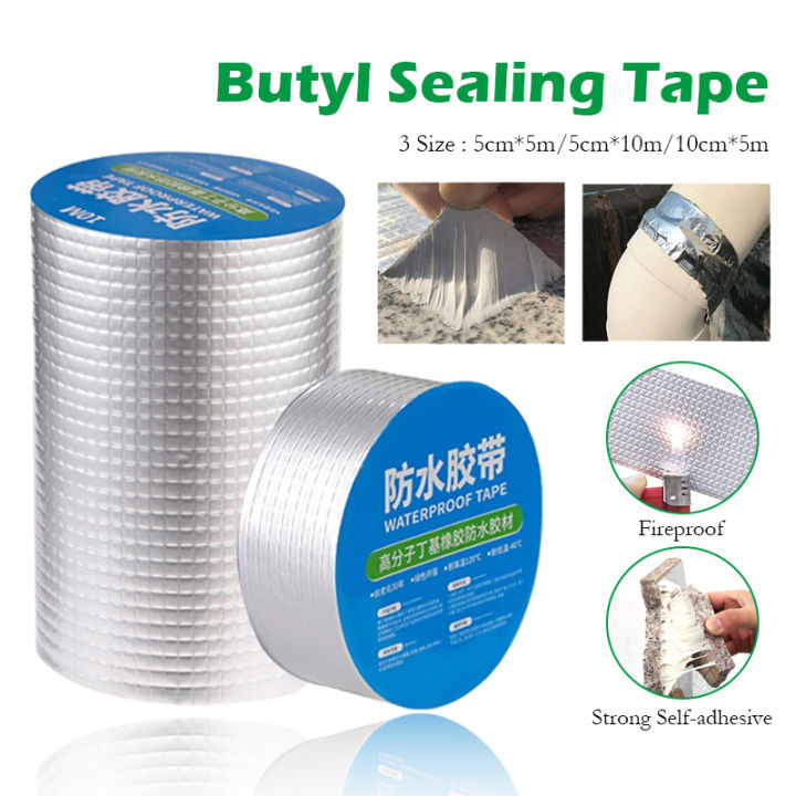 Waterproof Aluminum Foil Butyl Tape Ealing Self Adhesive Tape Color ...